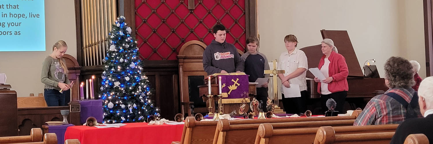 Advent worship service